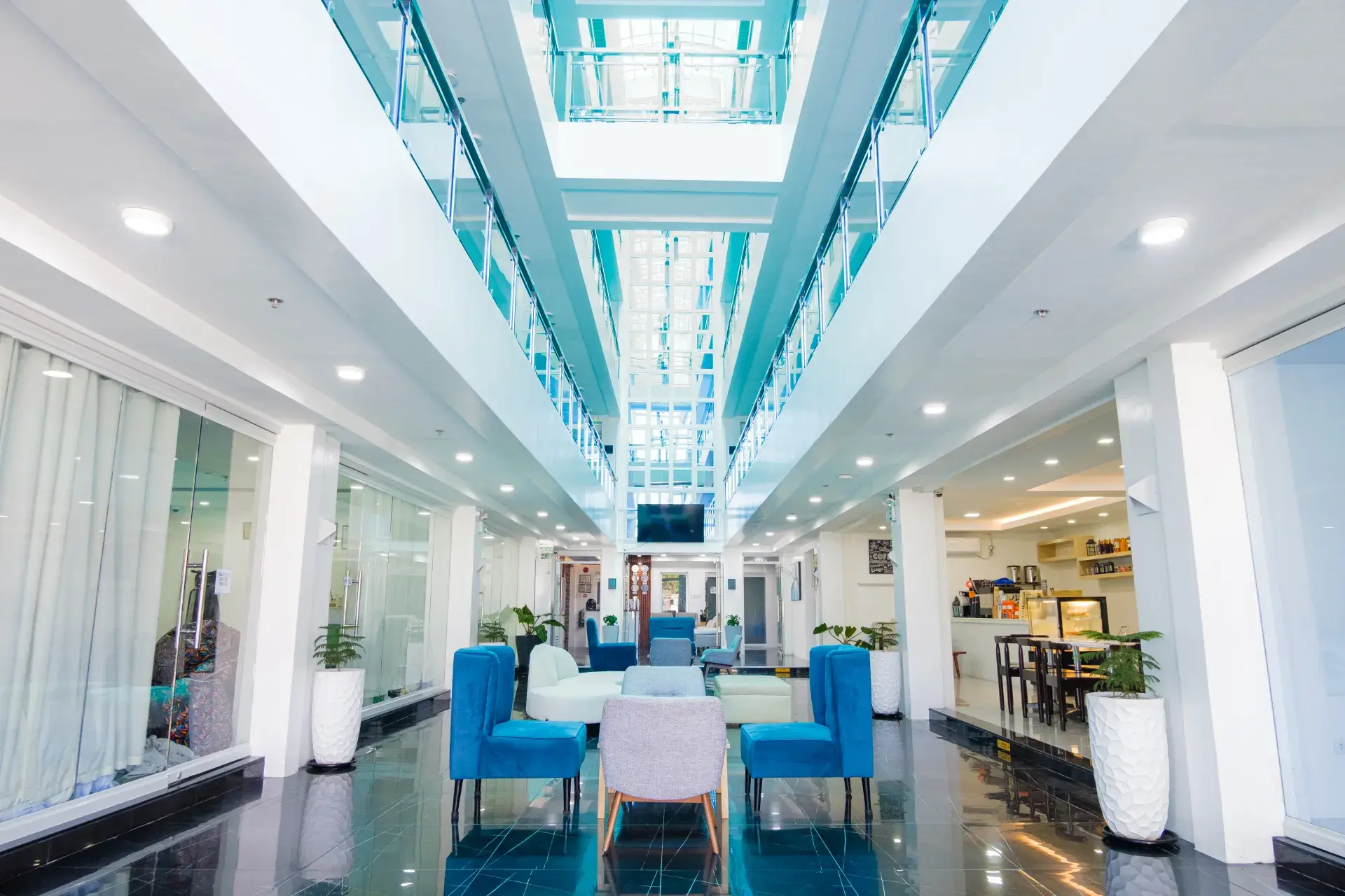 The lobby of Le Dream Hotel in Tamag, Vigan City, Ilocos Sur